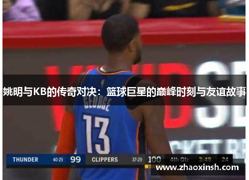 姚明与KB的传奇对决：篮球巨星的巅峰时刻与友谊故事